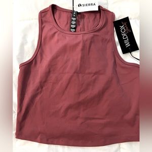 Wildfox Tank, dry rose color, size m